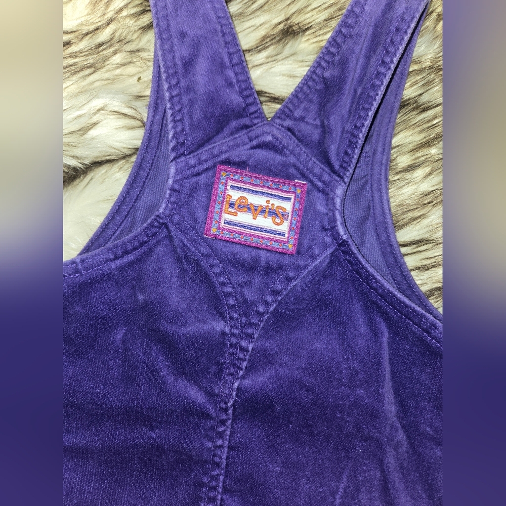 Levi's Vibrant Purple Kids Overall Dress - Picture 2 of 5